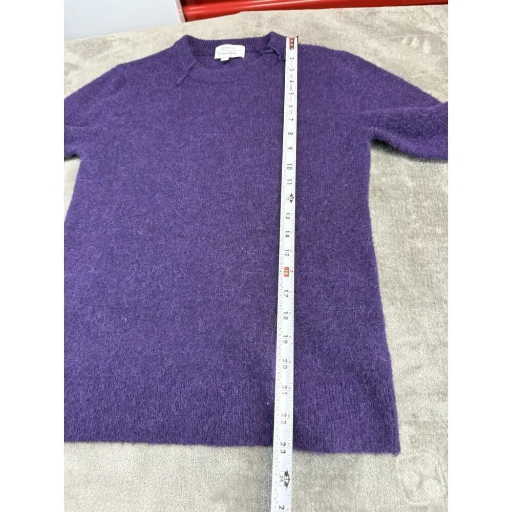 & Other Stories Purple Wool Alpaca Blend Crewneck Sweater XS